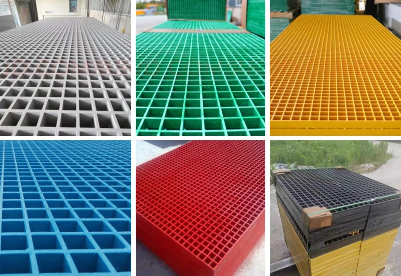 High Quality FRP Composite Moulded Floor Grill Platform FRP Grating
