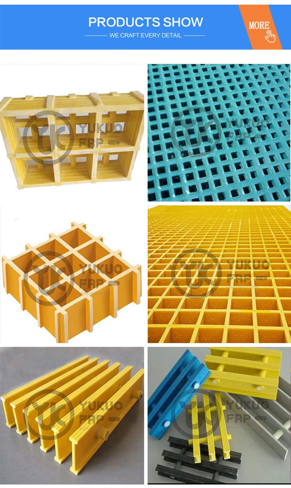 Cost-Effective Waterproof Pultruded FRP/GRP Power Stations Grating