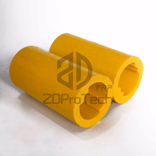 Hot Sales Anti UV High Strength FRP Fiberglass Pultruded Round Tube Profile.